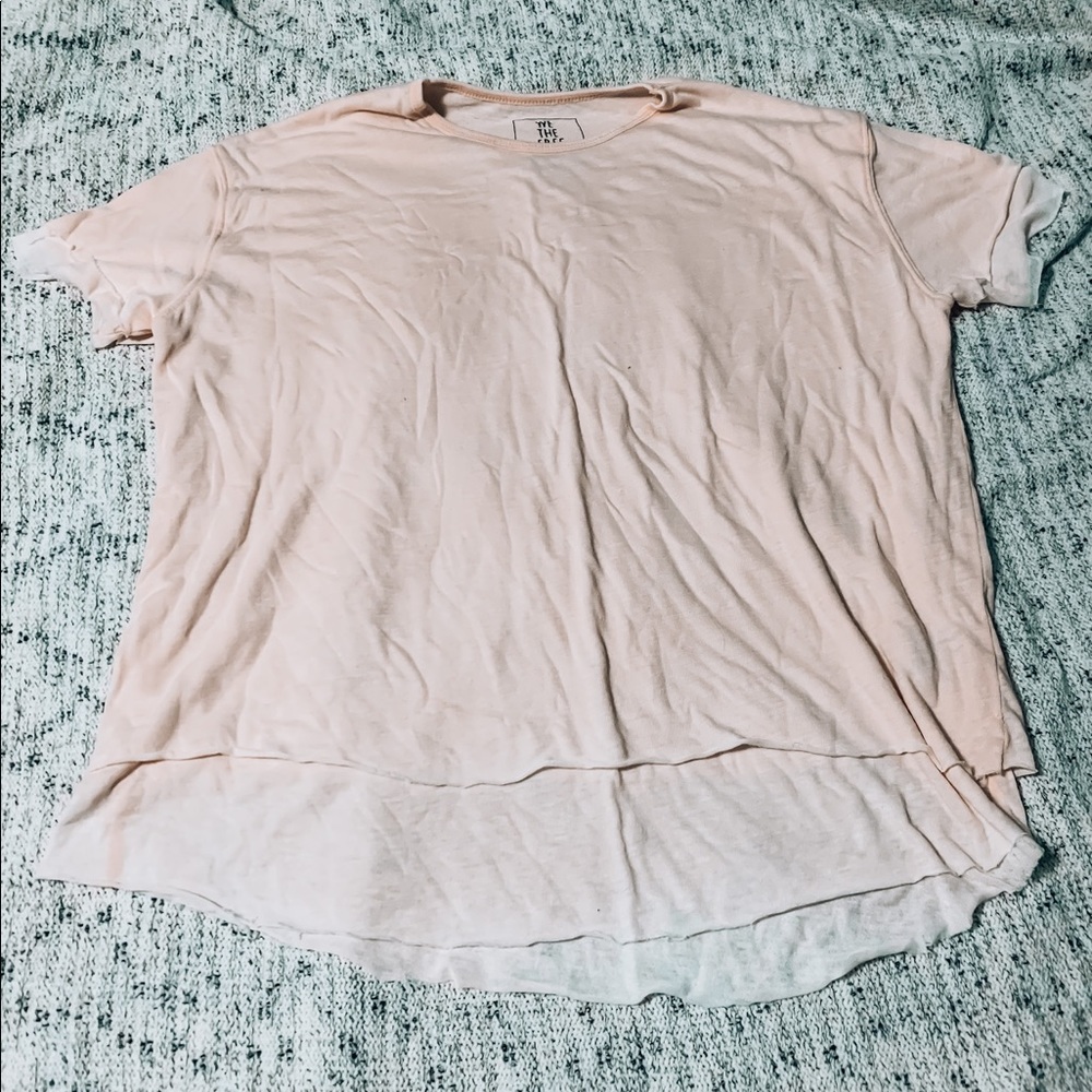 Free People- We The Free distressed short sleeve